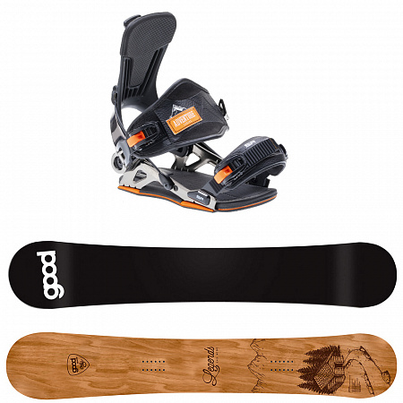 Комплит сноуборд LEGENDS CAMBER + крепления MOUNTAIN MULTIENTRY FT